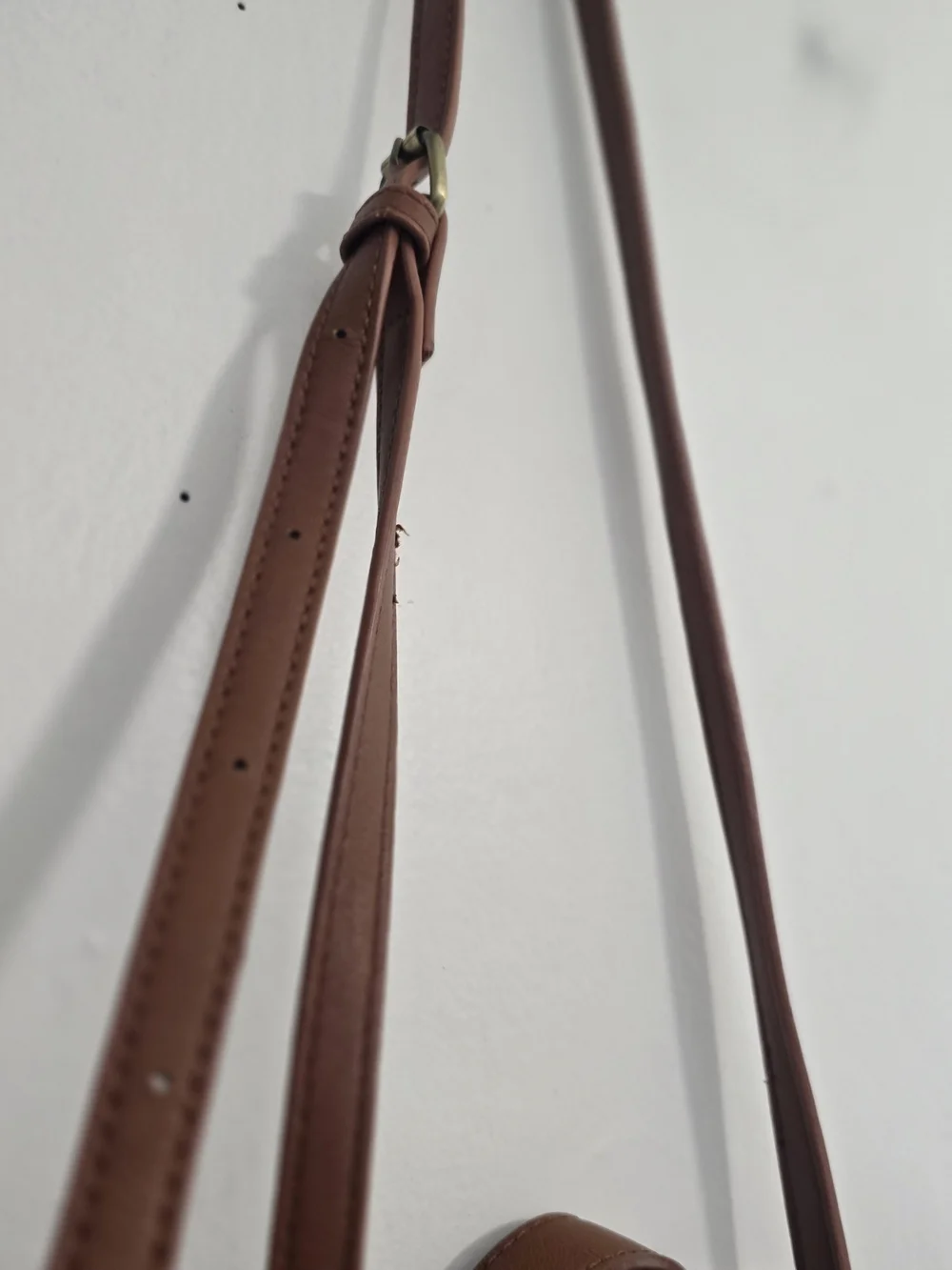 Anthropologie Rio Tote Bag in Brown Woven Cage with Black inner pouch crossbody
